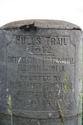 Hull’s Trail 1812 Marker image. Click for full size.