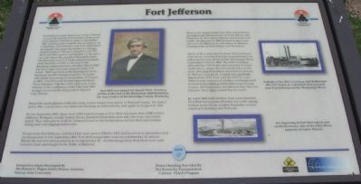 Fort Jefferson Marker image. Click for full size.