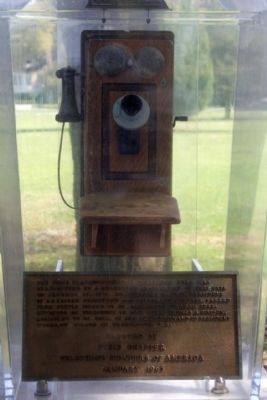 First Transcontinental Call Marker. Click for full size. First Transcontinental Call Marker image. Click for full size.
