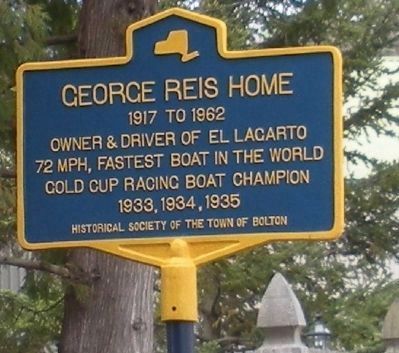 George Reis Home Marker image. Click for full size.