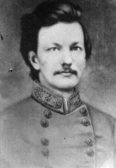 Clement A. Evans, for whom the county is named. Click for full size. Clement A. Evans, for whom the county is named image. Click for full size.