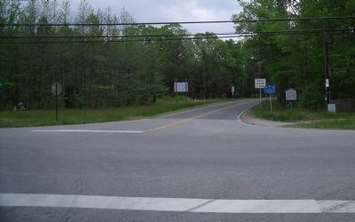 Willis Church Road (facing south). image. Click for full size.