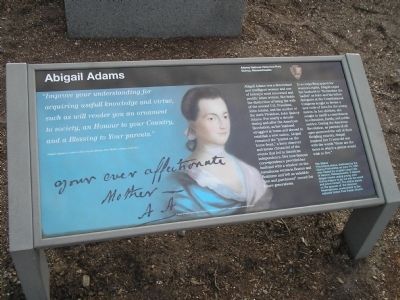Abigail Adams Marker image. Click for full size.
