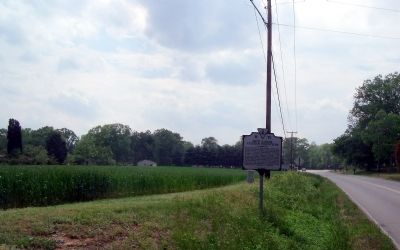 Darbytown Road (facing west).. Click for full size. Darbytown Road (facing west). image. Click for full size.