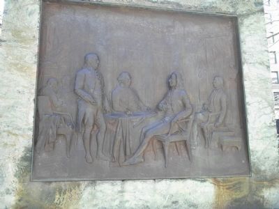Plaque on Right Side of Monument image. Click for full size.