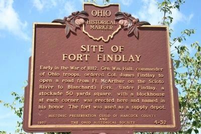 Site of Fort Findlay Marker image. Click for full size.