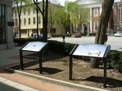 Abolitionist John Brown Boards in Chambersburg Marker image. Click for full size.