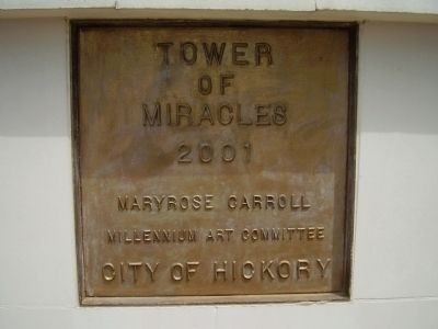 Tower of Miracles Marker. Click for full size. Tower of Miracles Marker image. Click for full size.