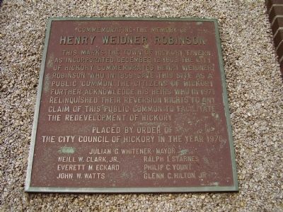 Henry Weidner Robinson Marker image. Click for full size.