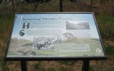 Pioneering Murphy Family Marker image. Click for full size.
