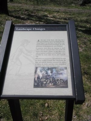 Landscape Changes Marker. Click for full size. Landscape Changes Marker image. Click for full size.