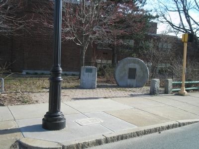 Markers on Main Street. Click for full size. Markers on Main Street image. Click for full size.