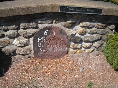 Stone Mileage Marker. Click for full size. Stone Mileage Marker image. Click for full size.