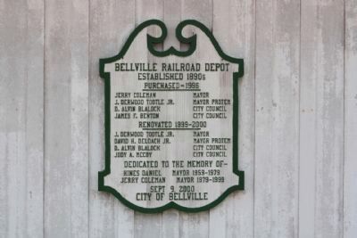 Bellville Railroad Depot image. Click for full size.