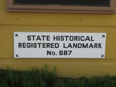 State Historical Landmark No.687 image. Click for full size.