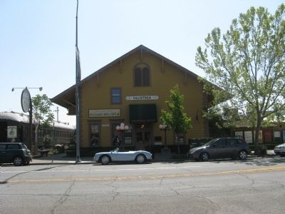 Calistoga Depot image. Click for full size.