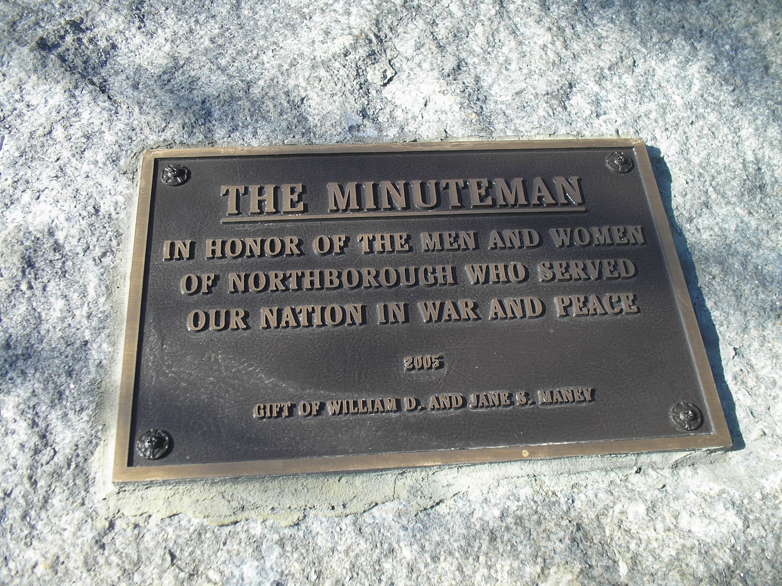 The Minuteman Marker