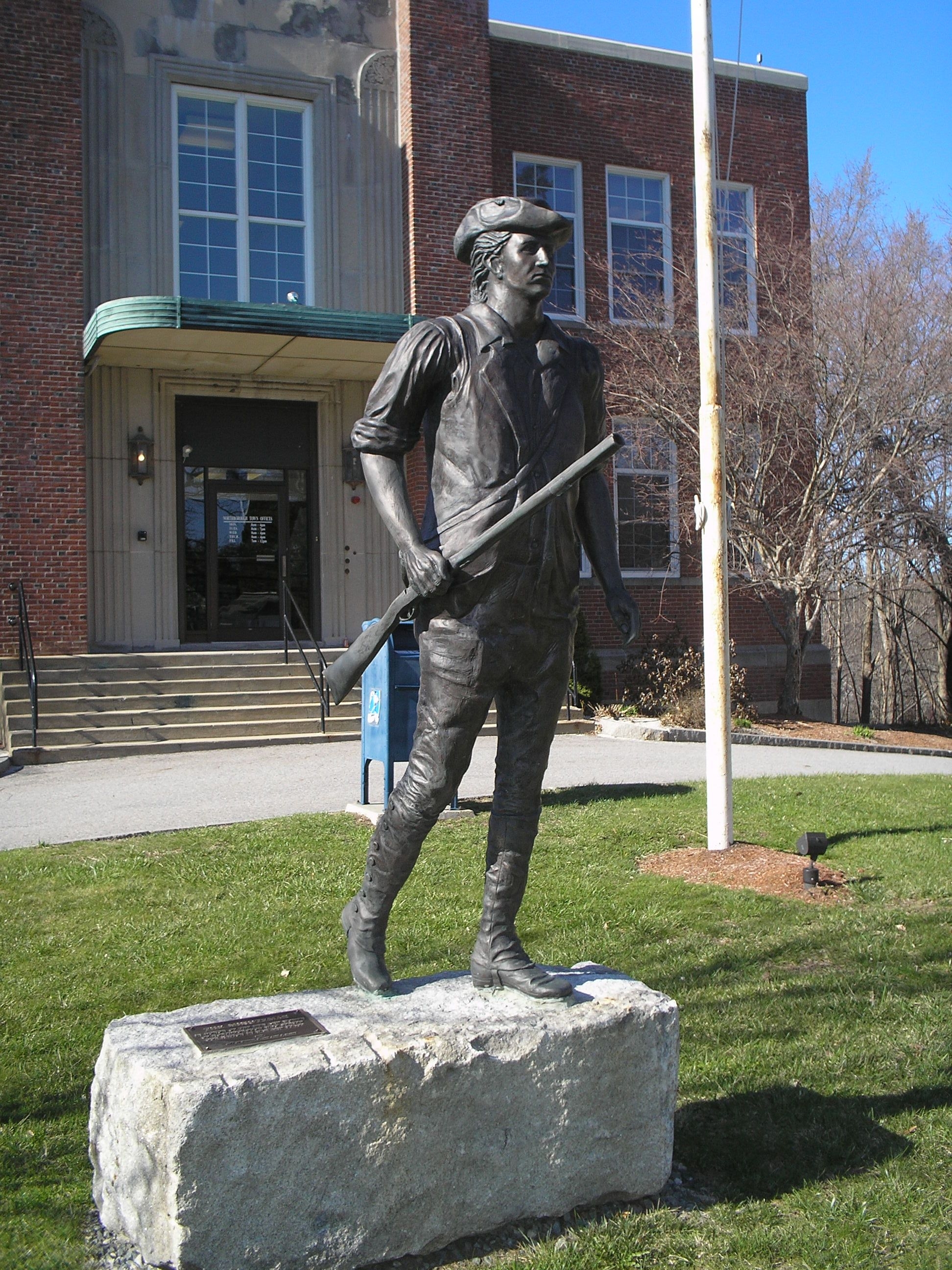 Minuteman Monument in Northborough
