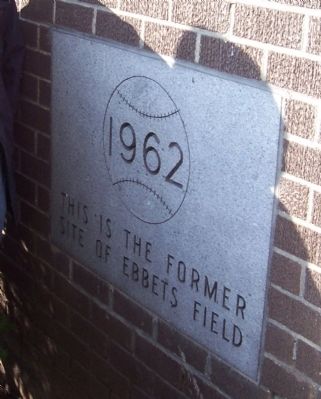 Ebbets Field Marker. Click for full size. Ebbets Field Marker image. Click for full size.