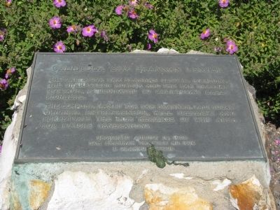 Calistoga Sam Brannan Center Marker image. Click for full size.