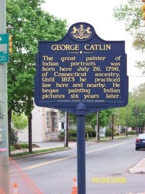 George Catlin Marker. Click for full size. George Catlin Marker image. Click for full size.