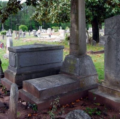 Gen. Samuel McGowan Crypt - North Side<br>Long Cane Cemetery, Abbeville, SC image. Click for full size.