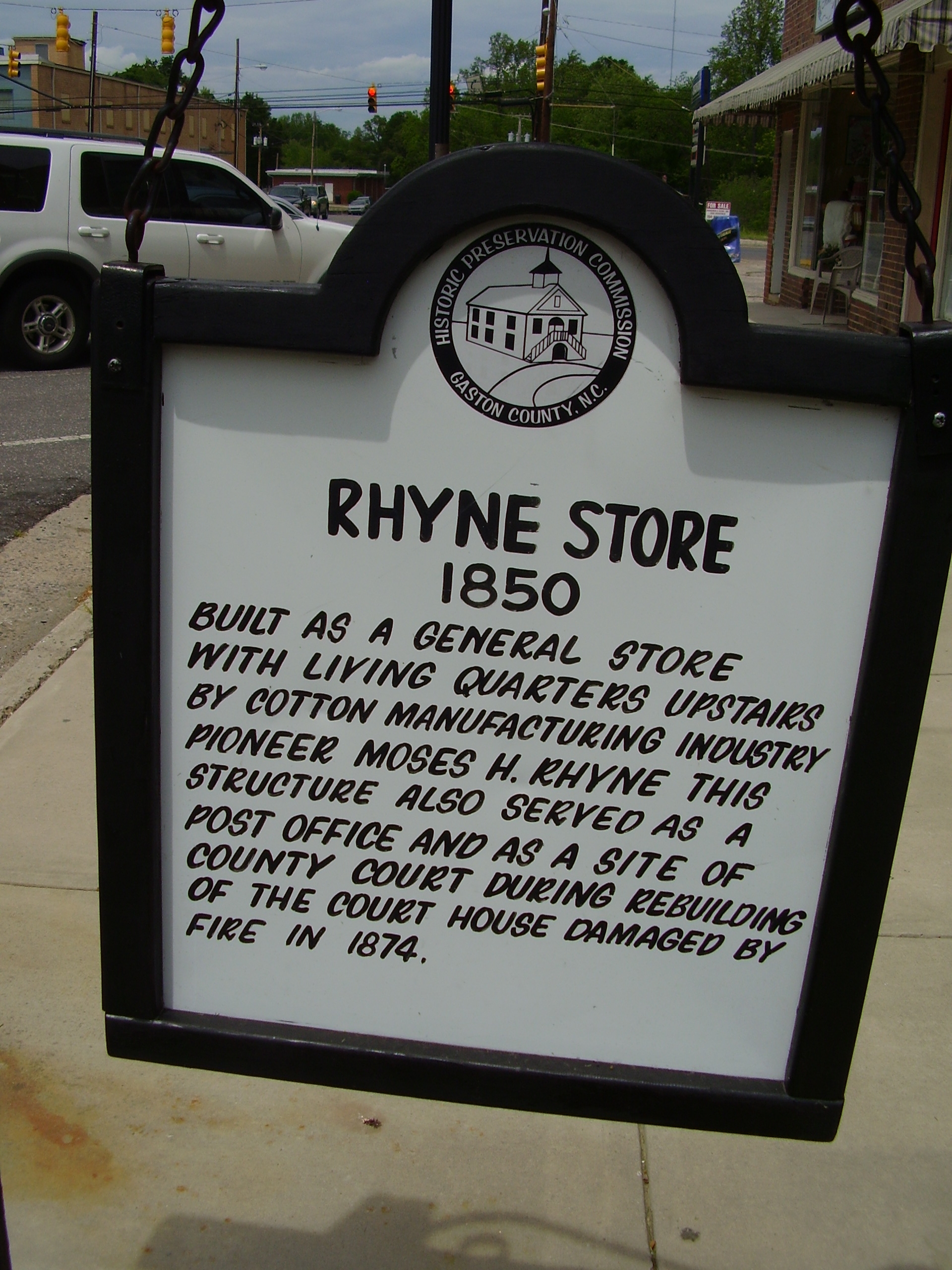 Rhyne Store Marker