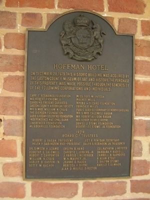 Hoffman Hotel 1852 Marker. Click for full size. Hoffman Hotel 1852 Marker image. Click for full size.