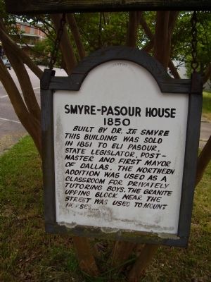 Smyre - Pasour House Marker image. Click for full size.