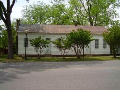 Smyre - Pasour House, Marker, and granite upping block.. Click for full size. Smyre - Pasour House, Marker, and granite upping block. image. Click for full size.