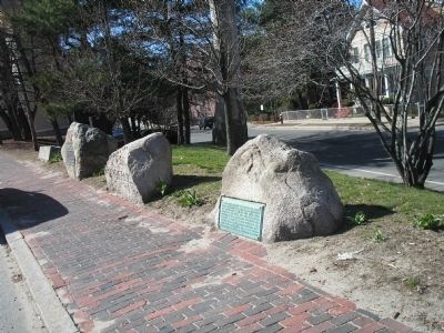 Markers at the Foot of the Rocks Park image. Click for full size.