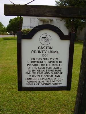Gaston County Home Marker image. Click for full size.