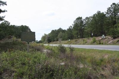 Old Sunbury Road Marker looking west along US 280, GA 30 image. Click for full size.