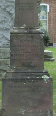 Our Fallen Patriots Marker (South Face) image. Click for full size.