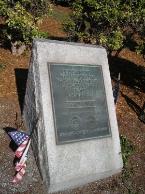 Lexington Ship Memorial Marker. Click for full size. Lexington Ship Memorial Marker image. Click for full size.