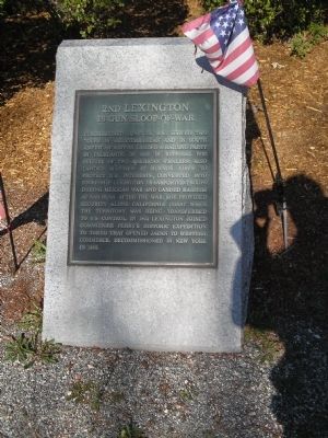 2nd Lexington Marker. Click for full size. 2nd Lexington Marker image. Click for full size.
