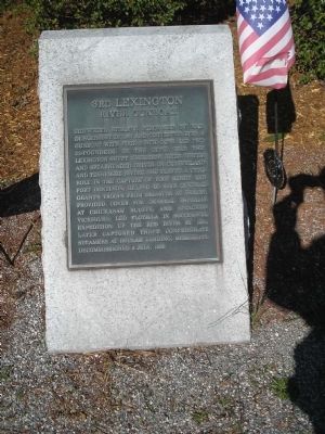 3rd Lexington Marker. Click for full size. 3rd Lexington Marker image. Click for full size.