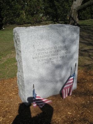 World War II Marker. Click for full size. World War II Marker image. Click for full size.