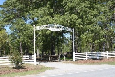 Burnt Church Cemetery as mentioned on Marker. Click for full size. Burnt Church Cemetery as mentioned on Marker image. Click for full size.