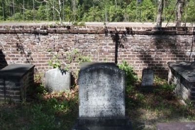 Bryan Neck Presbyterian Church Burnt Church Cemetery, grave of Eliza Clay. Click for full size. Bryan Neck Presbyterian Church Burnt Church Cemetery, grave of Eliza Clay image. Click for full size.