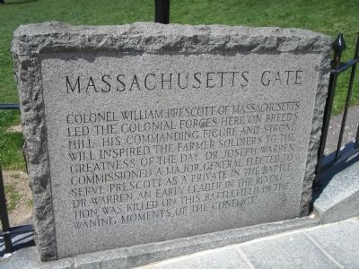 Massachusetts Gate Marker image. Click for full size.