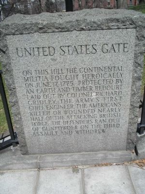 United States Gate North Marker. Click for full size. United States Gate North Marker image. Click for full size.