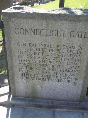 Connecticut Gate Southern Marker image. Click for full size.