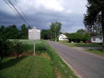 Old Town Marker on Burwells Bay Road (facing east). image. Click for full size.