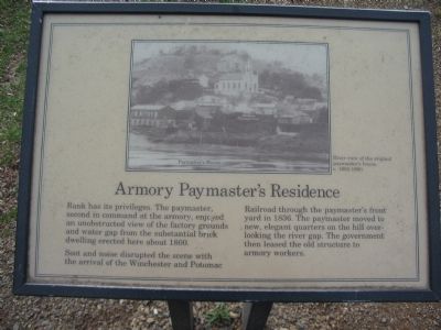 Armory Paymaster's Residence Marker image. Click for full size.