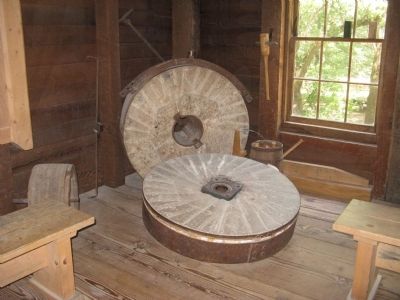 Mill Stones on Display. Click for full size. Mill Stones on Display image. Click for full size.