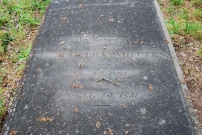 Martha Whitten Tombstone image. Click for full size.