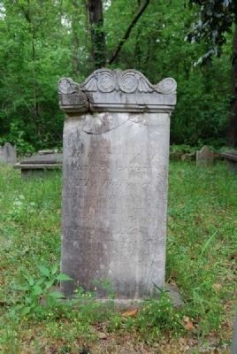 Patrick Calhoun Jr. Tombstone image. Click for full size.