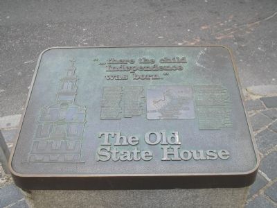 The Old State House Marker image. Click for full size.