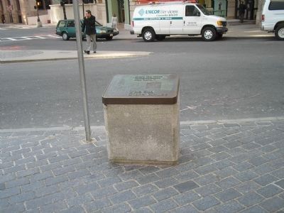Marker on the Freedom Trail image. Click for full size.